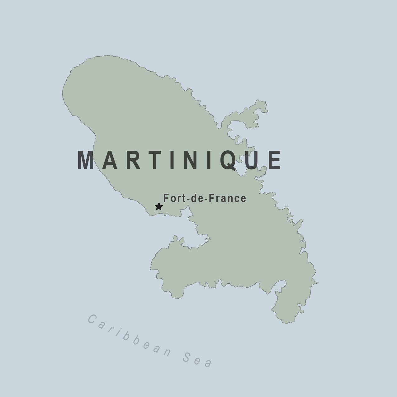 Map - Martinique (France)