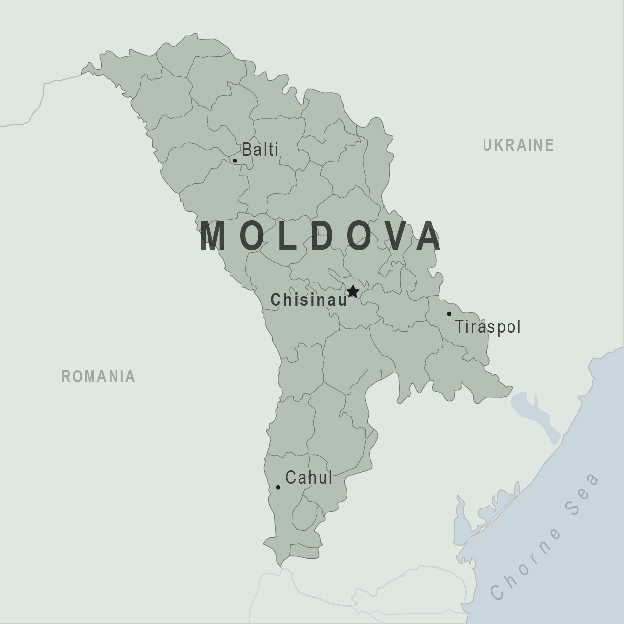 Map - Moldova