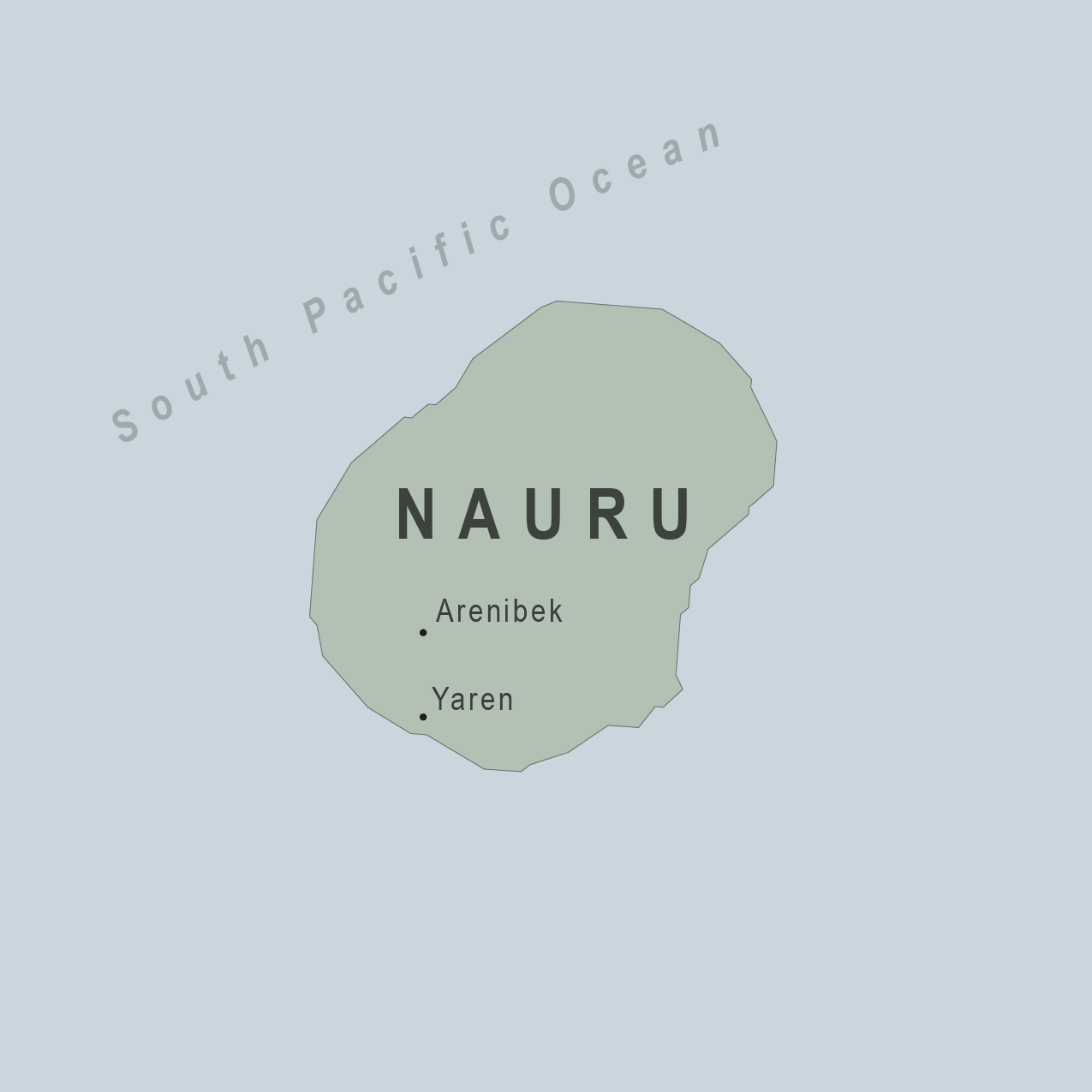 Map - Nauru