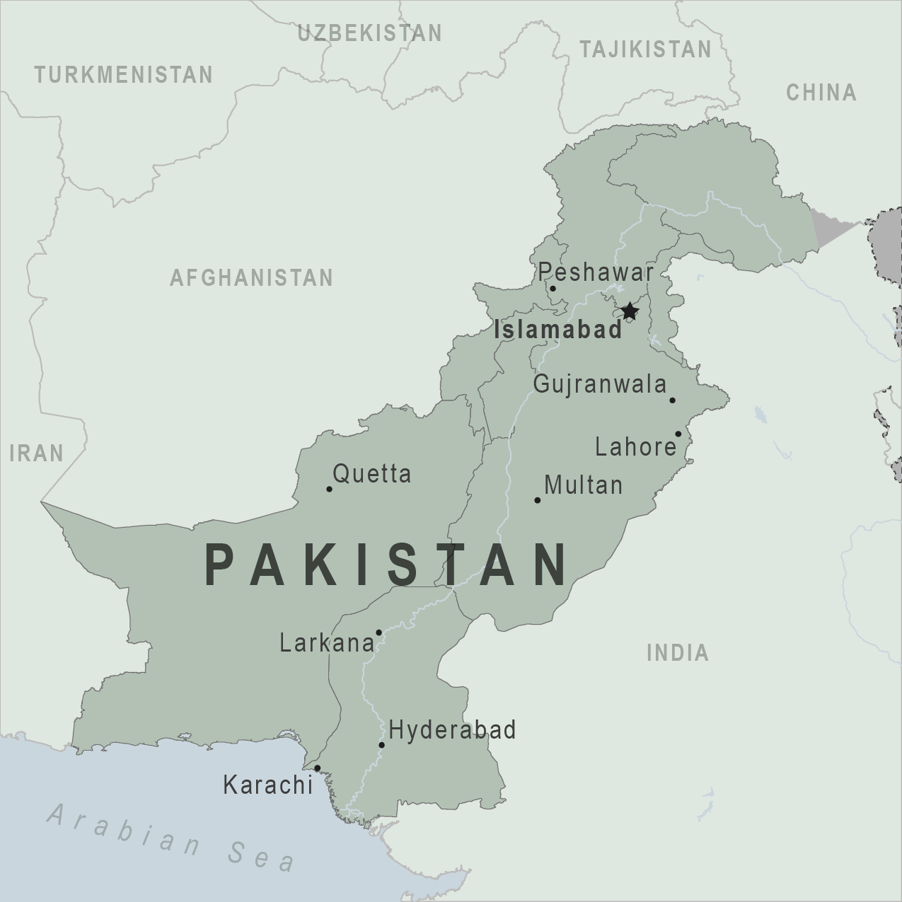 Map - Pakistan