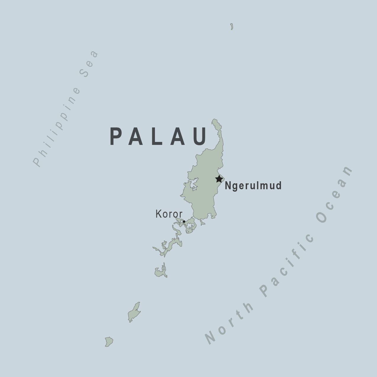 Map - Palau