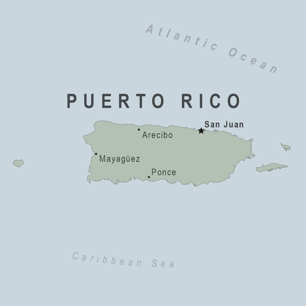 Map - Puerto Rico (U.S.)