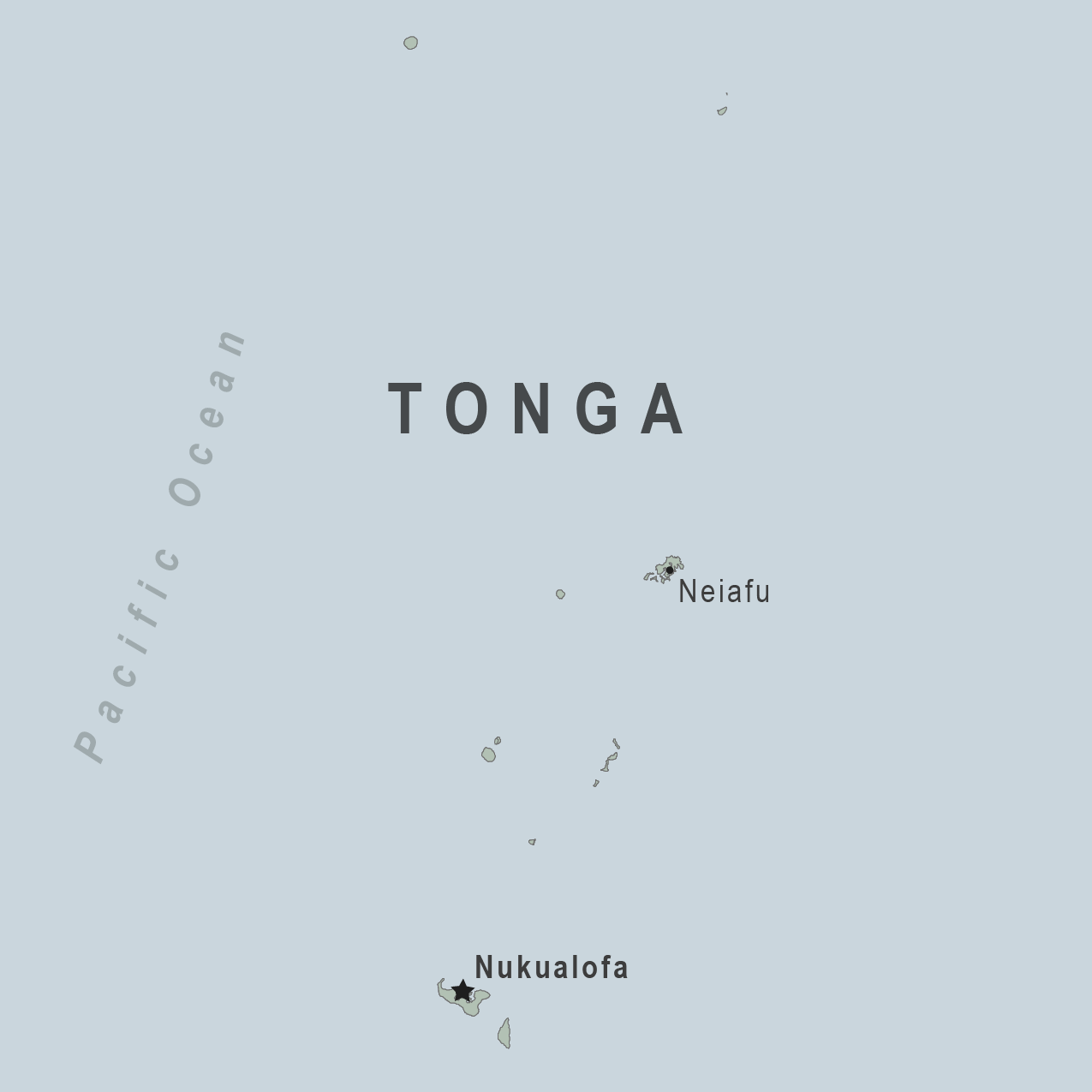 Map - Tonga