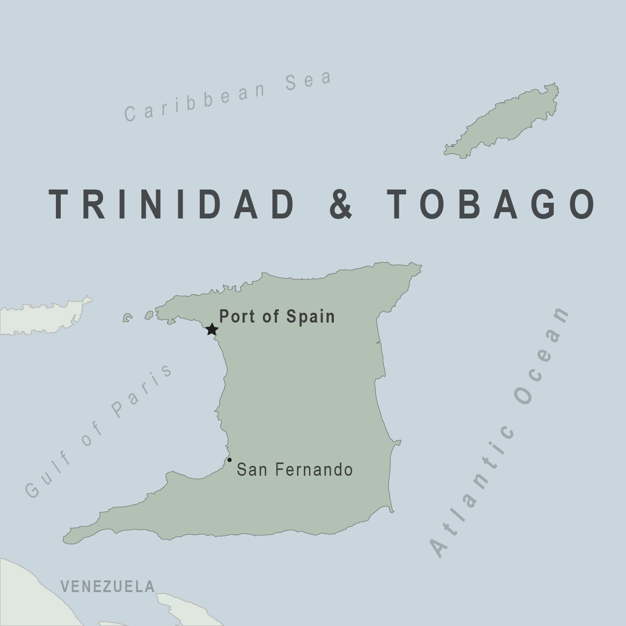 Map - Trinidad and Tobago