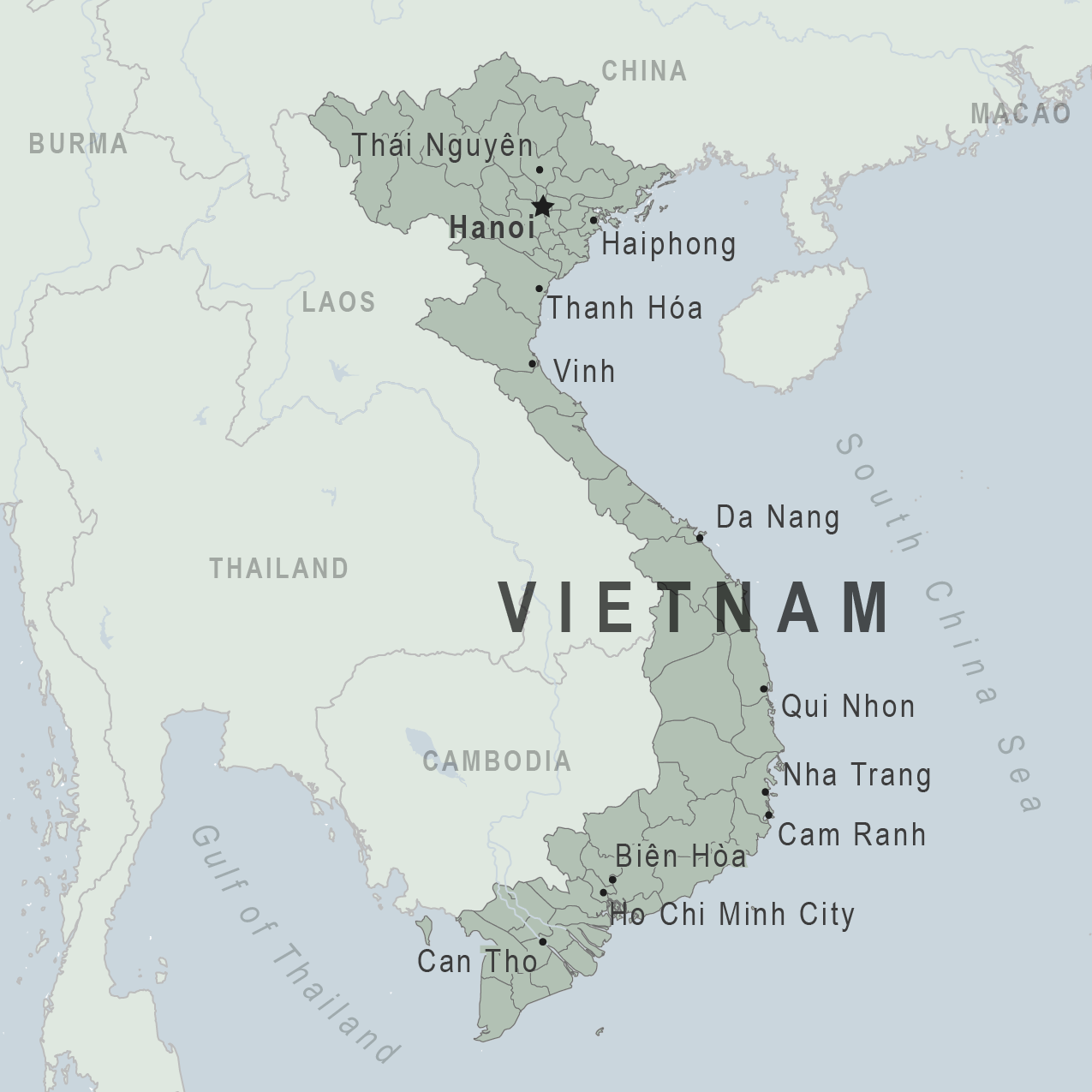 Map - Vietnam