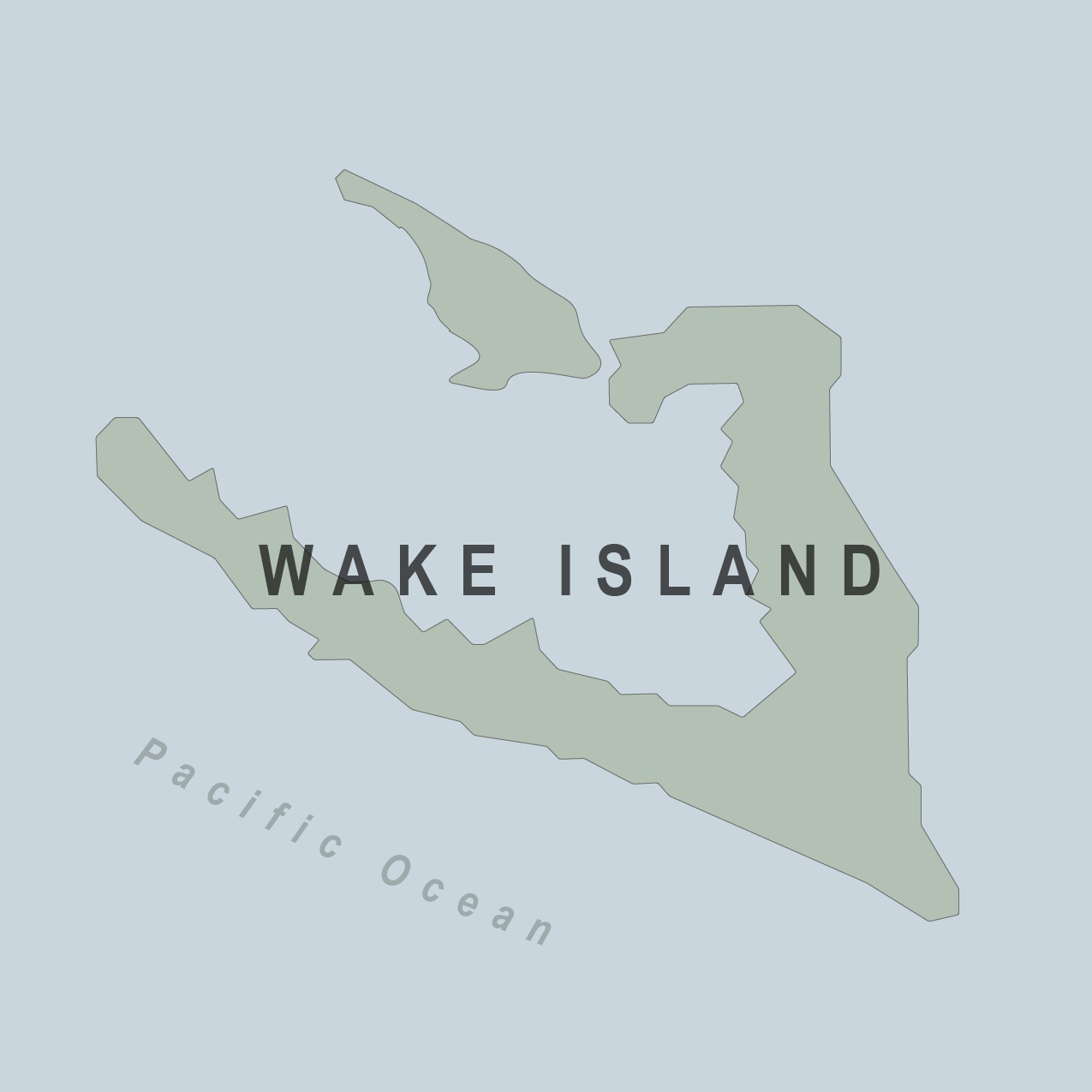 Map - Wake Island