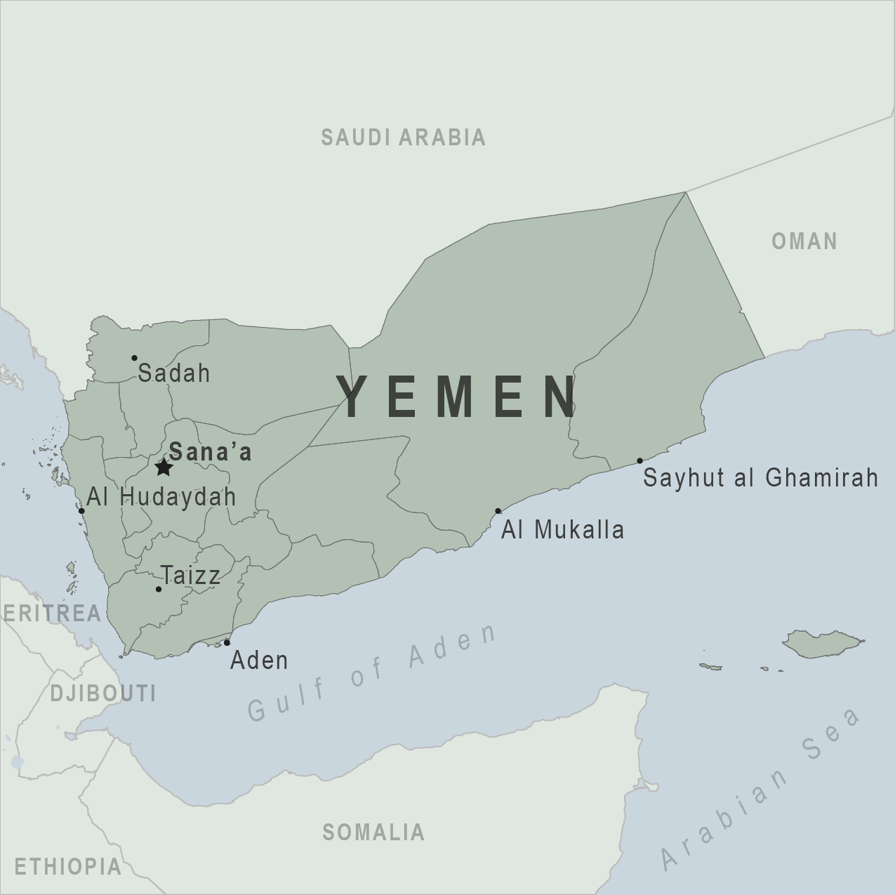 Map - Yemen