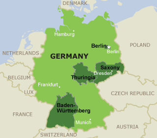 Measles in Germany map 