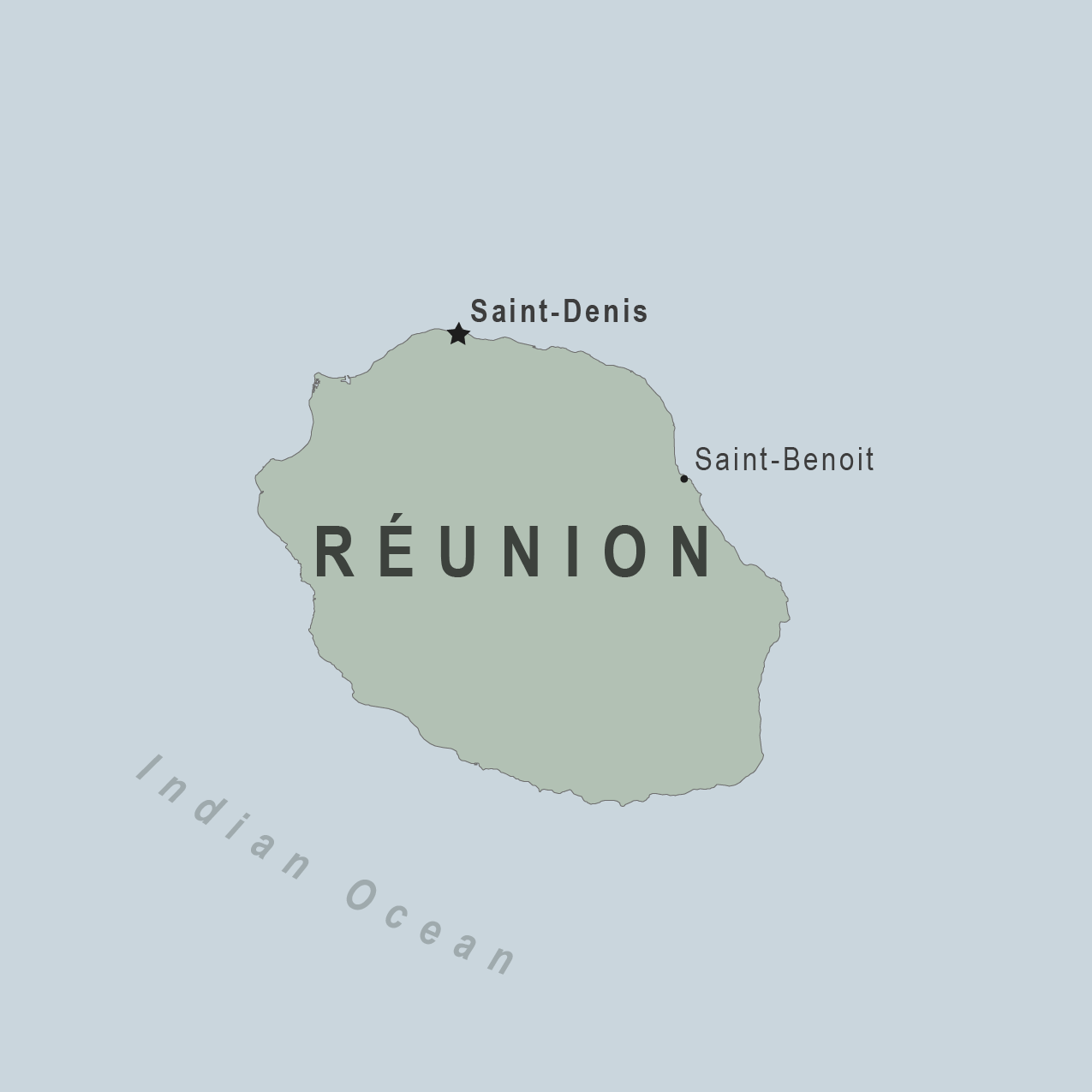 Map - Réunion (France)