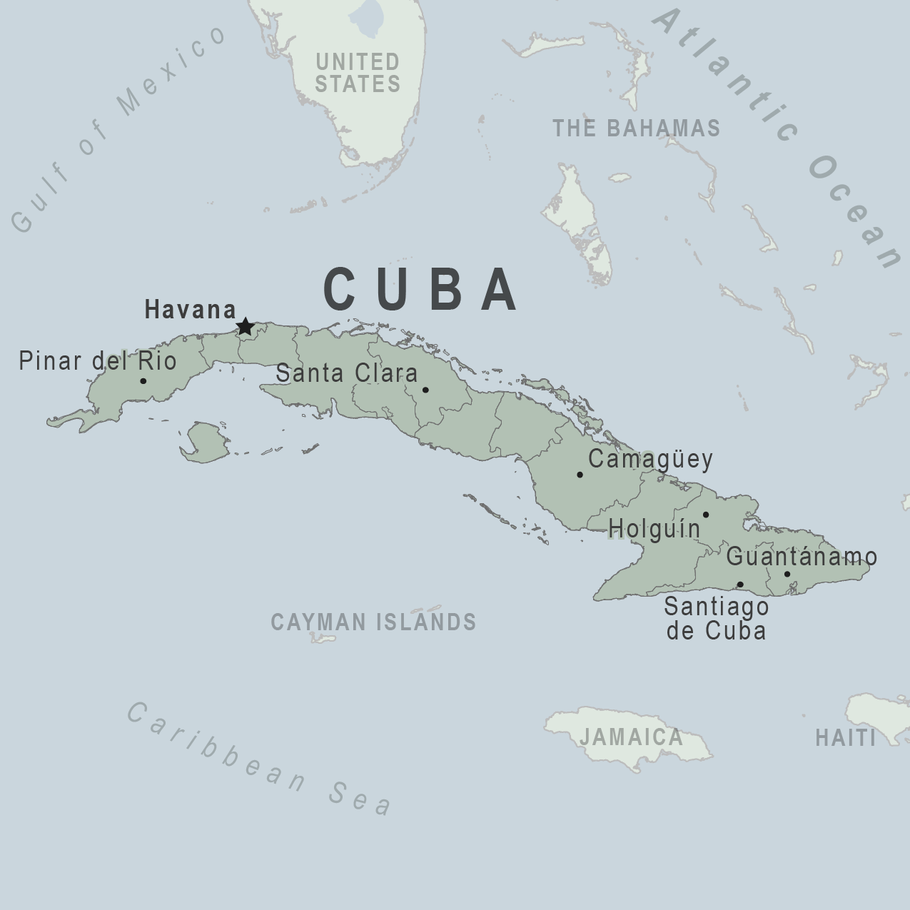 Map - Cuba