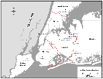 Thumbnail of Bird sampling locations in and around northeastern Queens.
