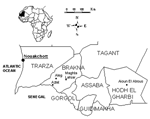 Thumbnail of Map of southern Mauritania.