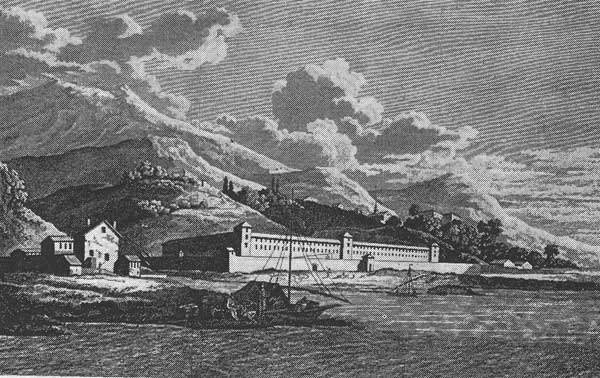 Lazaretto at Genoa, founded in 1467 (19).