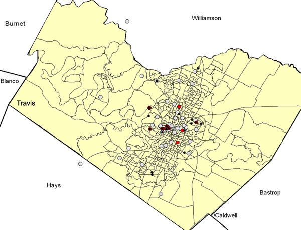 Month of illness onset for laboratory-confirmed murine typhus cases (n = 33) reported in Austin/Travis County, Texas, USA, 2008.