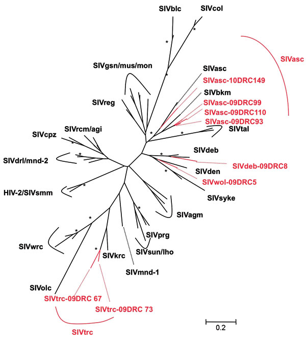 Figure 2 - Novel Multiplexed HIV/Simian Immunodeficiency Virus Antibody