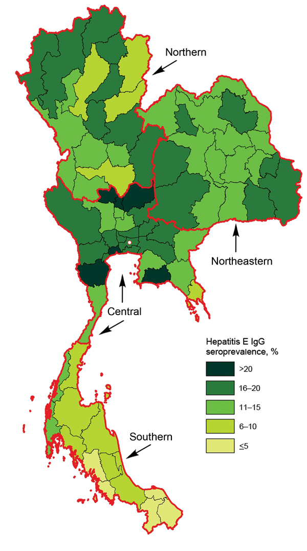 Figure - Pork Consumption and Seroprevalence of Hepatitis 