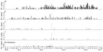 Thumbnail of Monthly cases of meningococcal disease by serogroup, Chile 2011–2014. Dotted vertical line indicates beginning of the vaccination campaign against Neisseria meningitidis serogroups A, C, W, and Y. Data were obtained from the Department of Epidemiology, Ministry of Health of Chile.