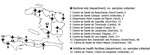 Thumbnail of Healthcare facility locations and number of samples tested for malaria genetic drug-resistance surveillance, Haiti, 2016–2017. Eleven sentinel sites throughout Haiti were selected. Nine of these sites, plus additional healthcare facilities covered in a survey conducted in Artibonite Department, provided a total of 778 samples for molecular analysis.