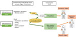 Summary of the transmission routes described in study on plague transmission from human corpses.