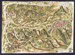 Loja, Peru, and the reserved Vilcabamba mountains where Cinchona trees grow, highlighting trade routes during the Viceroyalty of Peru. Source: General Archive of the Indies, Seville, Spain, 1773. Courtesy of José Carlos Arias.