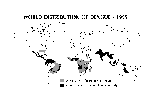 Thumbnail of World distribution of dengue viruses and their mosquito vector, Aedes aegypti, in 1995.