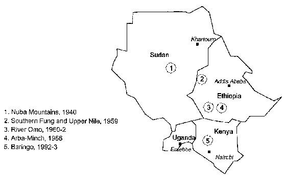 Yellow fever epidemics, East Africa.