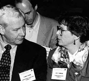 Stanley Falkow and Lucy Tompkins, of Stanford University