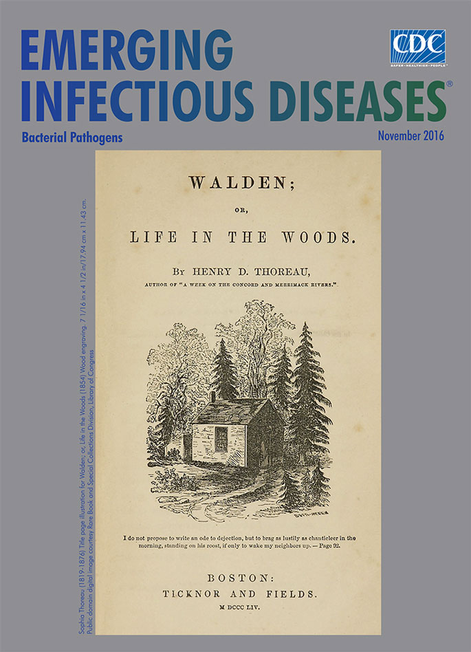 Sophia Thoreau (1819–1876) Title page illustration for Walden; or, Life in the Woods (1854) Wood engraving. Seven 1/16 in × 4 1/2 in/17.94 cm × 11.43 cm. Public domain digital image courtesy Rare Book and Special Collections Division, Library of Congress.