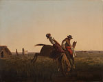 Juan Manuel Blanes, The Dressage, ca. 1875. Oil on canvas. 80 cm × 100 cm. Museo Nacional de Artes Visuales, Montevideo, Uruguay. Source: Wikimedia Commons. Photograph by Eduardo Baldizan.