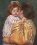 Thumbnail of Mary Cassatt (1844–1926). Mother and Child (Maternal Kiss) (1897). Pastel on paper (55.9 cm × 45.7 cm). Bequest of Anne Hinchman, 1952. Philadelphia Museum of Art, Philadelphia, Pennsylvania, USA.
