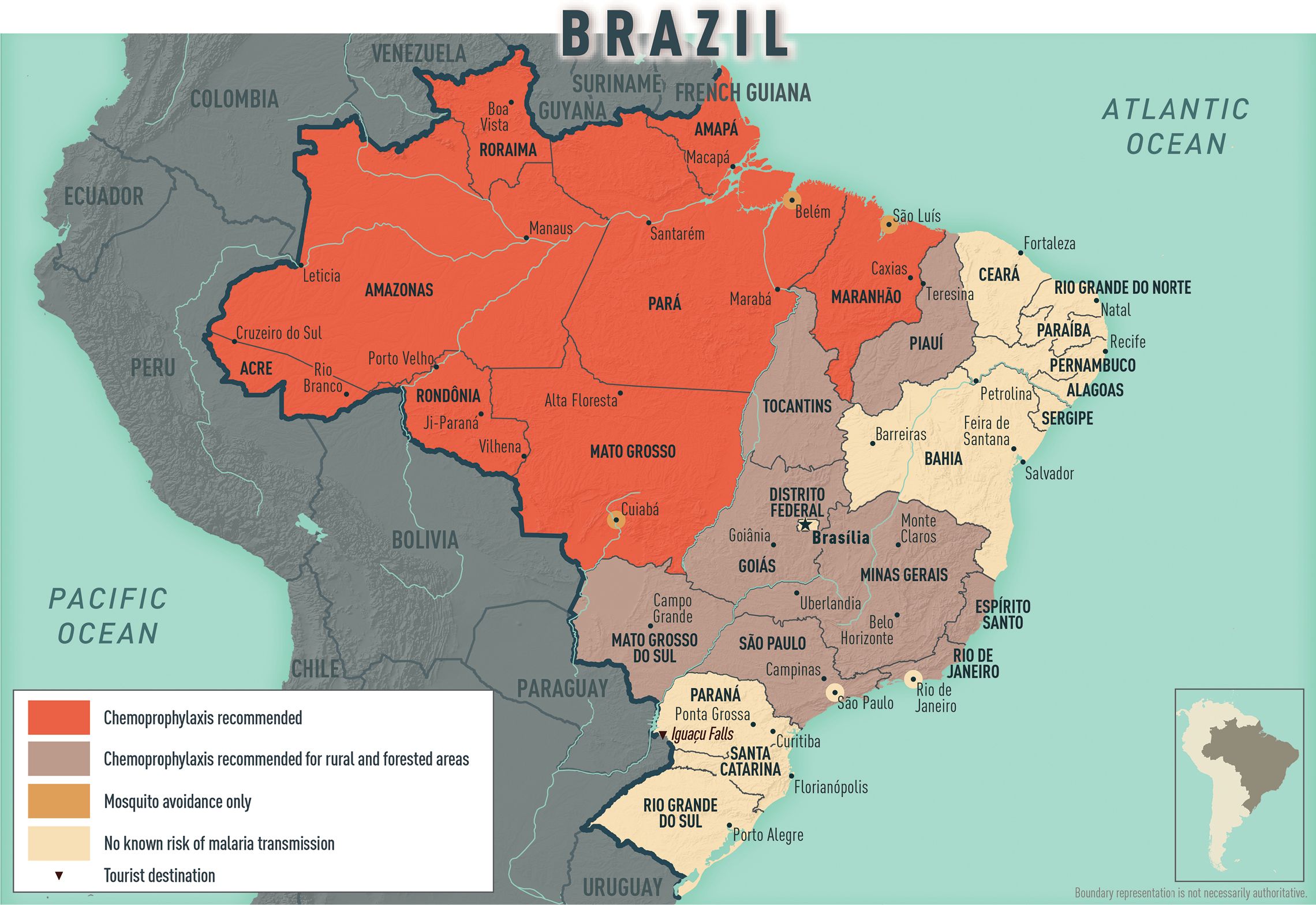 Map 2-04 Malaria prevention in Brazil