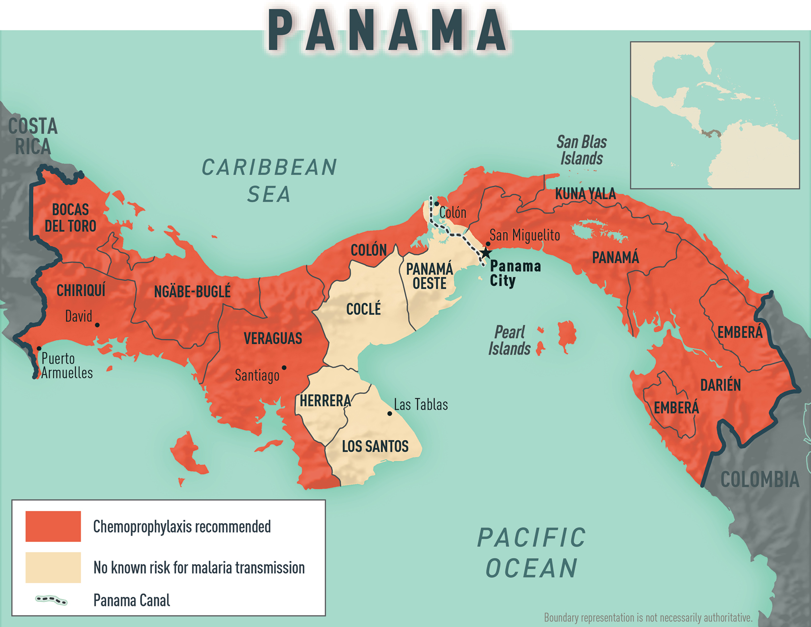 Map 2-12 Malaria prevention in Panama
