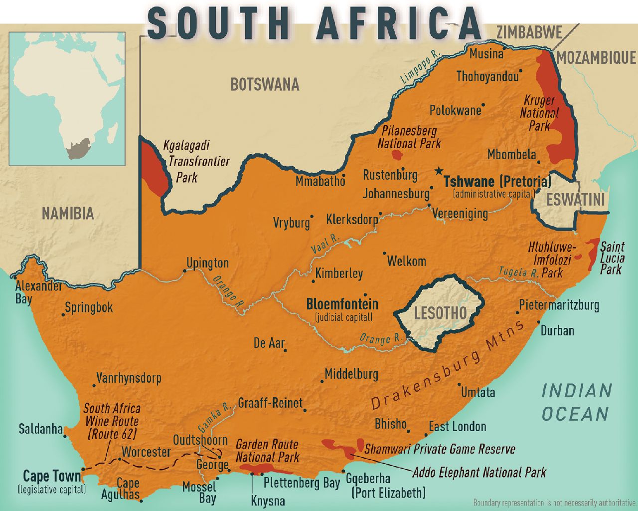 South Africa Malaria Map - Fit for Travel