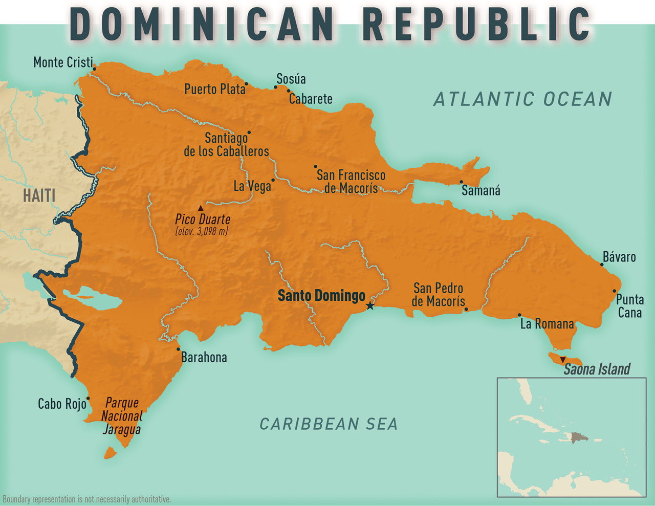 Dominican Republic CDC Yellow Book 2024    722 MAP 10  07 Dominican Republic 