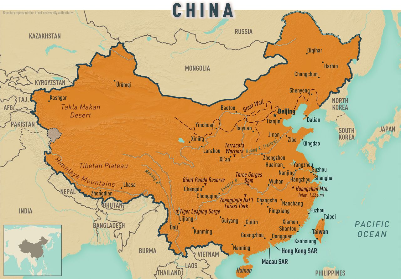 Map 10-12 China