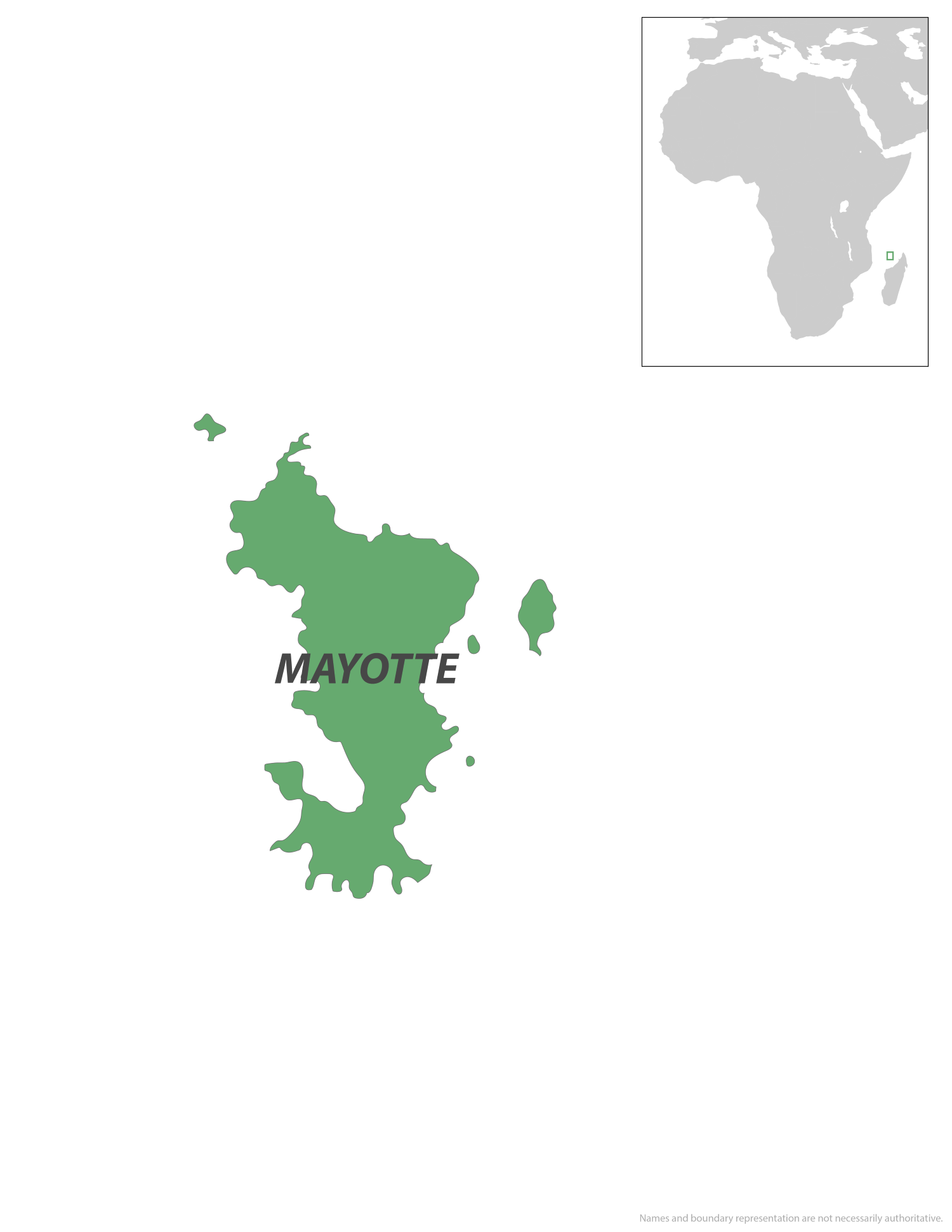Map of Mayotte