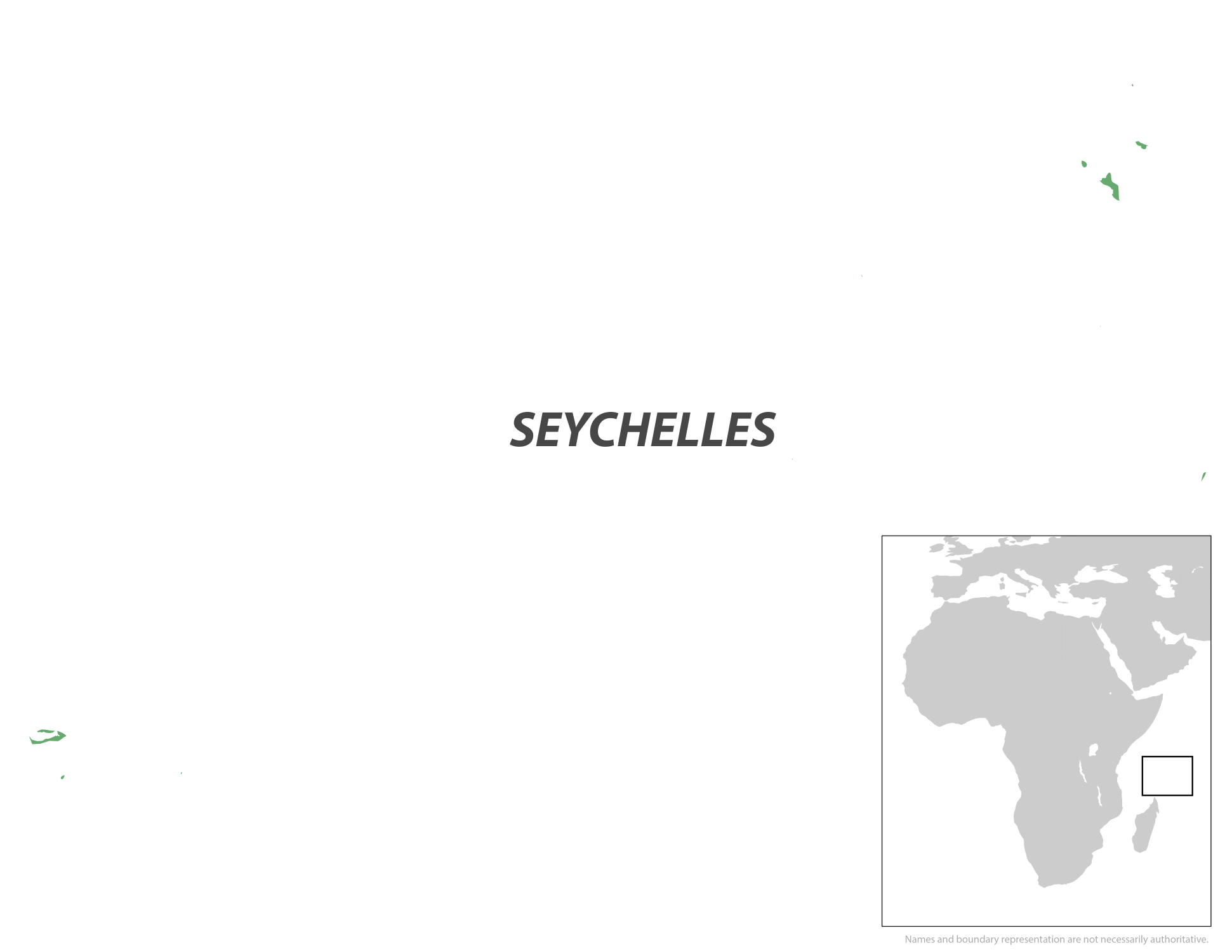 Map of Seychelles