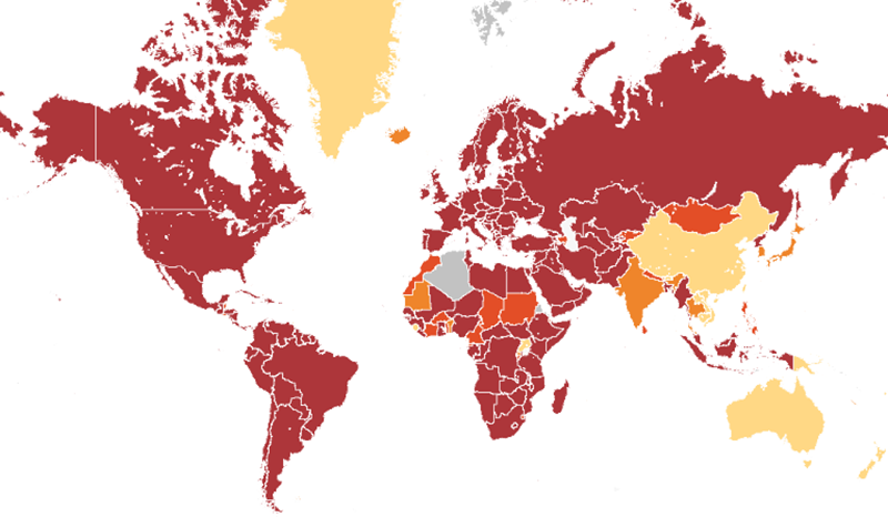 cdc travel info by country