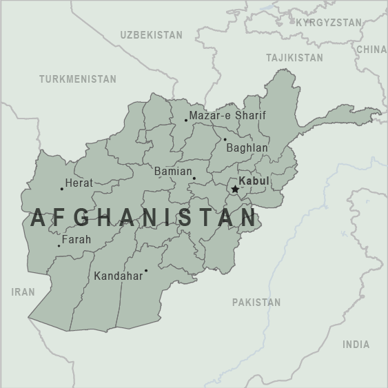 Map - Afghanistan