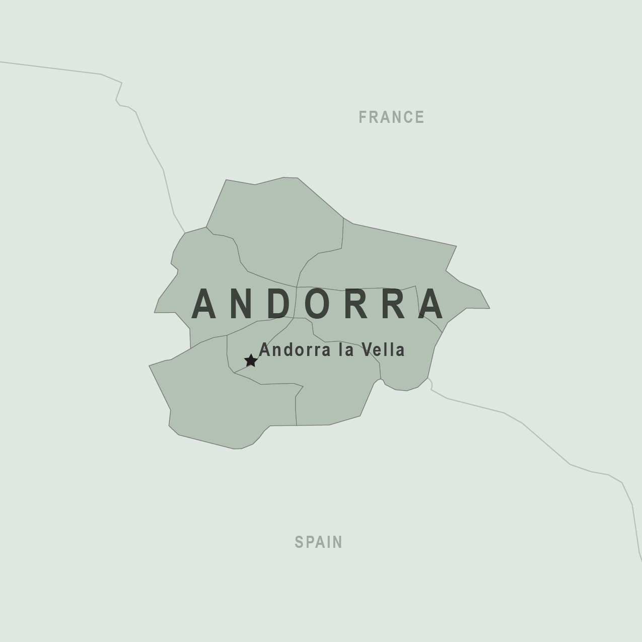 Map - Andorra