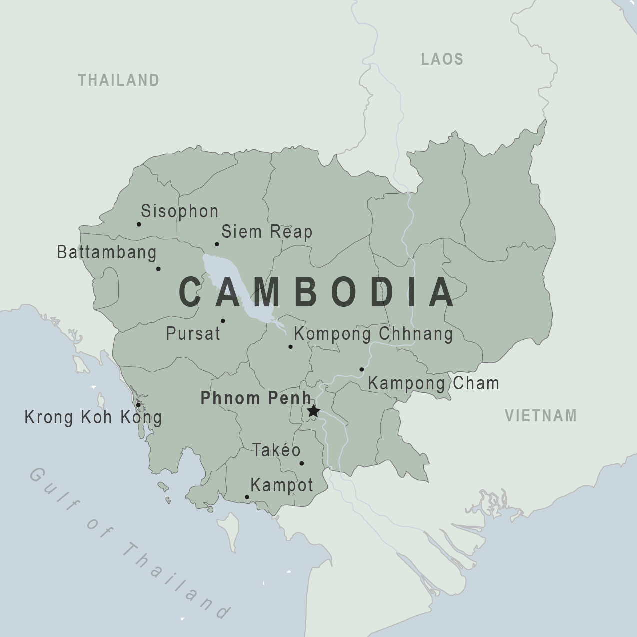 Cambodia On The Map Cambodia   Traveler view | Travelers' Health | CDC