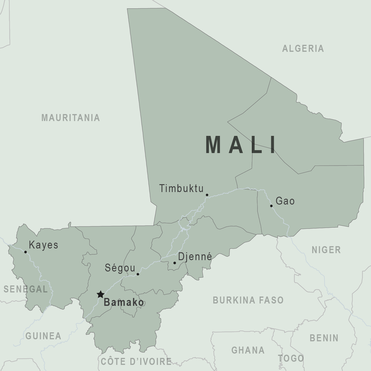 Map - Mali