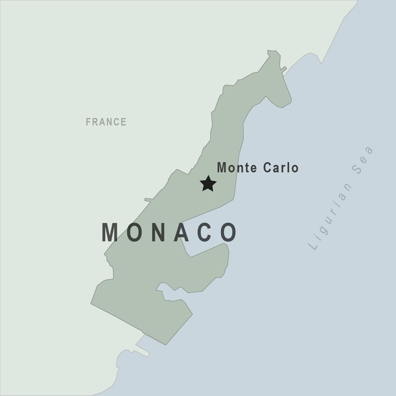 Map - Monaco