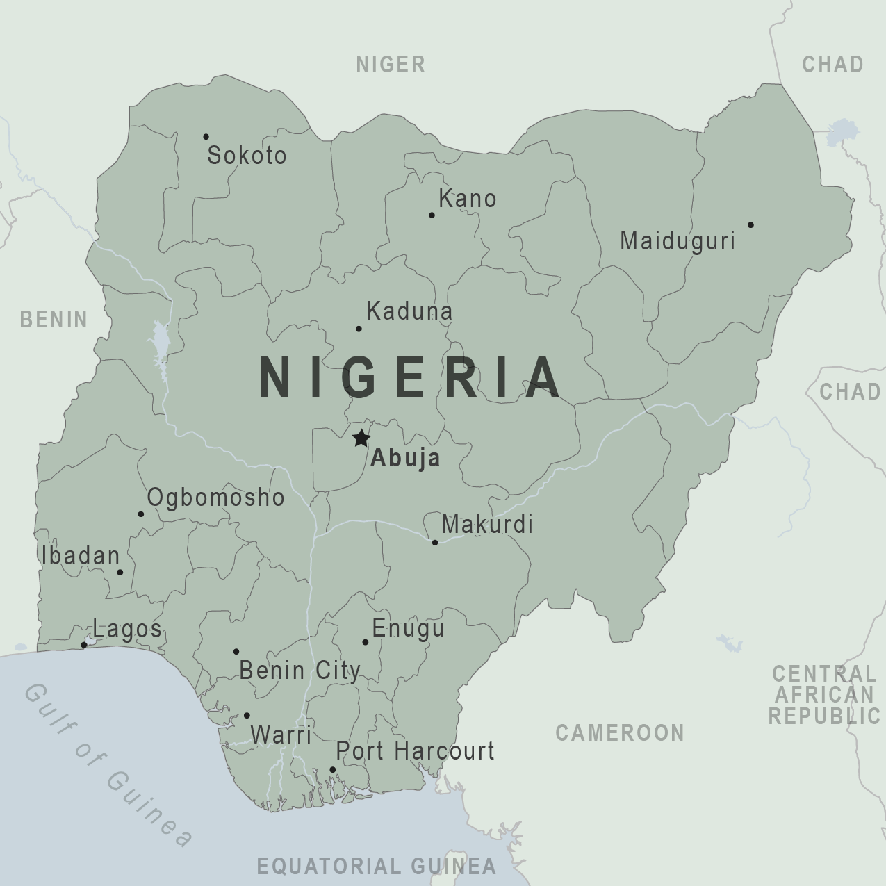 Map - Nigeria