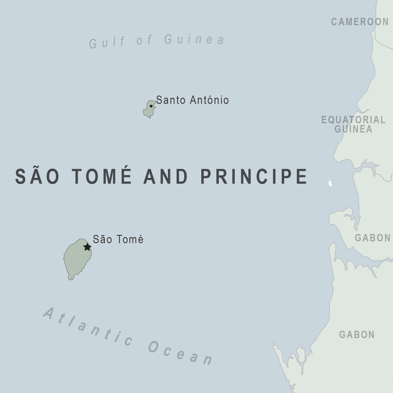 Map - São Tomé and Príncipe
