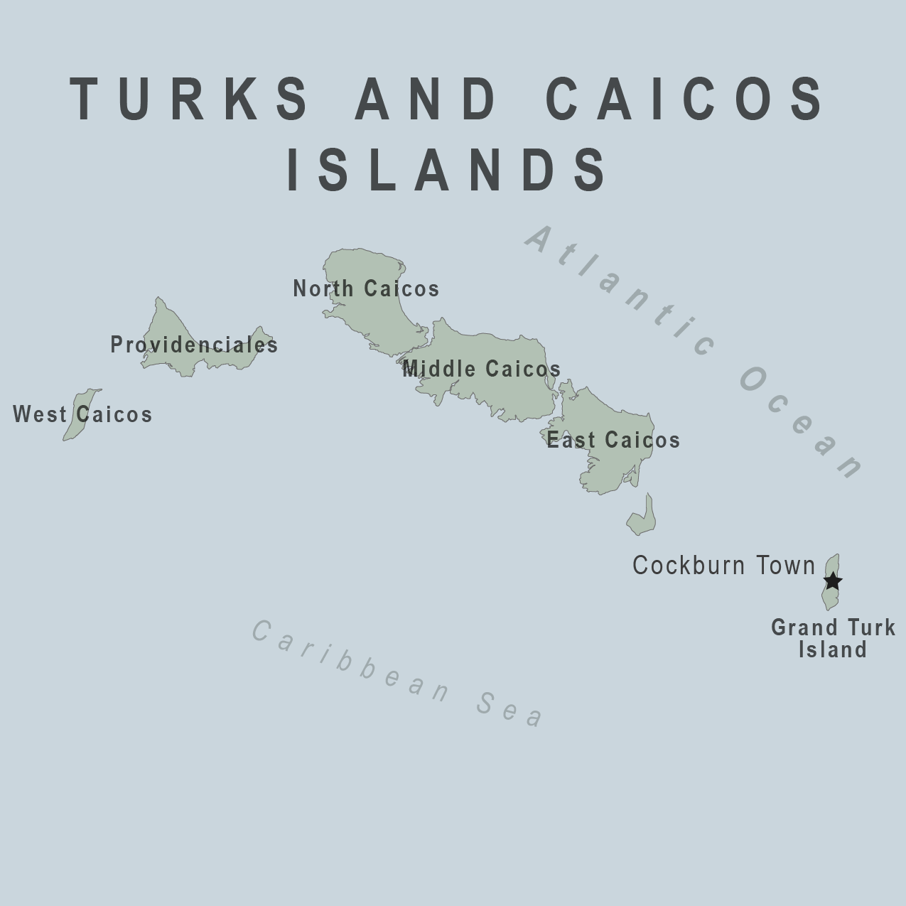 Map - Turks and Caicos Islands (U.K.)