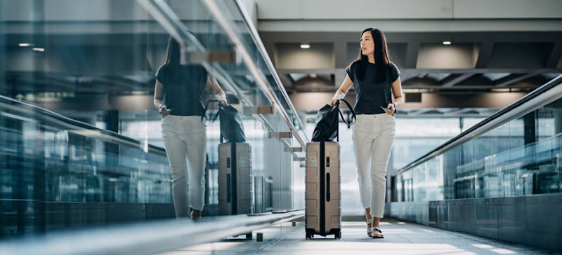 woman in airport