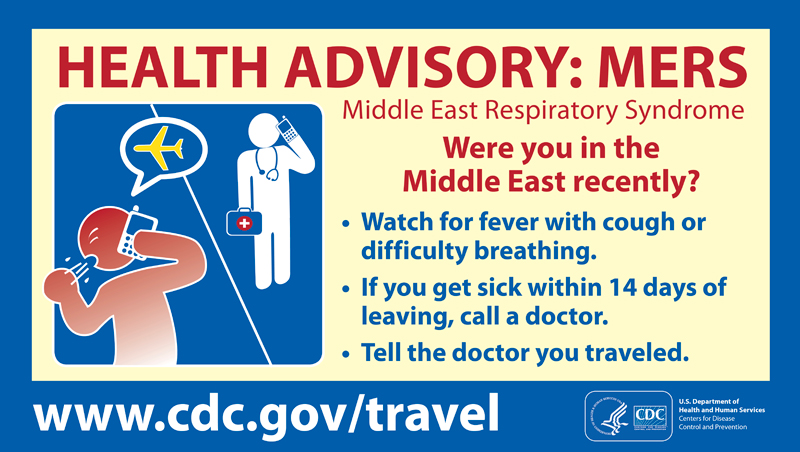 Infographic Mers Health Advisory Travelers Health Cdc