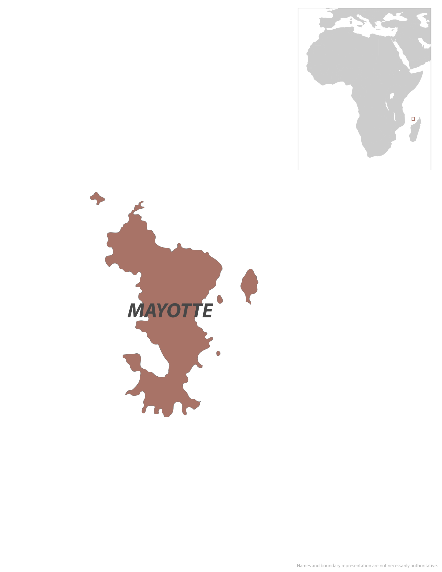 Map of Mayotte
