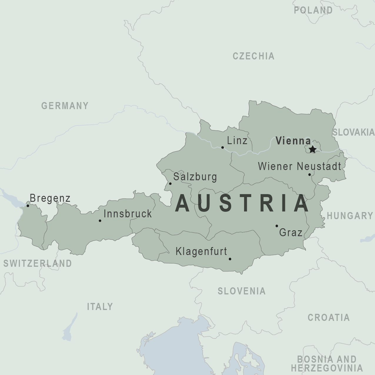 Map - Austria